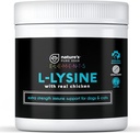 Polvere di L-Lysine per gatti e gattini, integratore di lisina aromatizzato di pollo per gatti e gattini e cani per sostenere la salute immunitaria, la normale funzione dell'occhio e la salute respiratoria, i grandi 125 grammi.