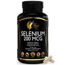 Cocó Marzo N.M.D. Selenium 200 mcg – Thyroid & Immune Support Supplement – Minerale essenziale per il metabolismo e la difesa antiossidante – Gluten Free, Dairy Free & Vegan – 3 mesi di alimentazione, 90 capsule di Veg