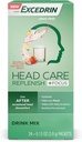 Excedrin Head Care Replenish Plus Focus From Excedrin Drink Mix with Electrolytes, L-theanine, Ginger and Caffeine for Head Health Support - 24 Packets