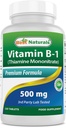 Best Naturals Vitamina B1 come Thiamine Mononitrate 500 mg 120 compresse (120 conteggio)