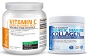 Peptidi di collagene marino Bronson polvere di proteine idrolizzate 100% selvatica Caught Nordic Cod Vitamin C polvere acido ascorbico puro solubile fine cristalli non OGM