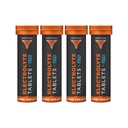 Compresse di idratazione tattico- effervescente fluido, sostituzione elettrolita e prevenzione della disidratazione, 4 Pack, 40 Serve (ananas arancio)