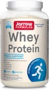 Jarrow Formulas Proteine del siero di latte con 18 g di proteine, 3.8 g di BCAA, & Glutamina, Integratore alimentare per la funzione del muscolo & supporto di recupero, Polvere aromatizzata di Vanilla 32 oz, Approssimativamente 36 giorni di alimentazione