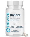 Integratore minerale di zinco MD Revive per gli uomini e le donne - Supporta l'immunità e la salute cellulare con 50 mg OptiZinc - Supporto antiossidante e immunitario - 60 capsule