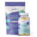 Bari Life Just One, Una volta ogni giorno Bariatric Multivitamin con ferro (30 compresse) e BariBurst Calcium Citrate Soft Chews for Gastric Bypass, Gastric Maniche e Interruttore Duodenal (Sour Grape)