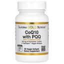 California Gold Nutrition CoQ10 con PQQ, Ubiquinone USP, Tapioca Veggie Softgel con Sunflower Lecithin, 100 mg, 60 Veggie Softgel