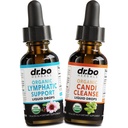 Liquid Drops & Organic Oregano Oil, Lymph Node Detox Lymph System Drainage - Natural Oral Gut Cleanser Detox 1 oz