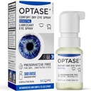 Optase Comfort Dry Eye Spray - Preservative Free Tears Drops Alternative - Dry Eye Drops in un conveniente Spray - Multi-Use Bottiglia, Contatto Lens Safe - .58 fl oz