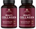 Antica Nutrition Collagen Peptides Capsule Supplemento, Pillole di collagene idrolizzate per le donne e gli uomini, Supporta Pelle sana e unghie, Gut Health & Joint Support, Shrink-Wrapped 90 Count Bundle (2 Confezione)