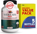 Wellary Max Menopause supplemento di supporto, 40 miliardi di CFU miscela probiotica, 90 capsule (5)