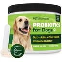 Probiotici per cani – Probiotici per cani di 22-Species per il supporto digestivo & Antibiotici Recupero – Integratore di pelle e cappotto, Migliora la vitalità – Forniture per la salute del cane (1 pacchetto)