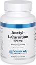 Douglas Laboratories Acetyl L-Carnitina 500 mg | Supporta il cervello e la funzione di Nerve durante il processo di invecchiamento normale* | 60 capsule