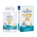 Nordic Naturals Ultimate Omega 2X, Limone Flavor - 180 Gel Morbidi - 2150 mg Omega-3 - Olio di pesce ad alta potenza con EPA & DHA - promuove la salute del cervello e del cuore - Non-GMO - 90 Serve