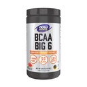 NOW Alimenti Nutrizione sportiva, BCAA (Aminoacidi a catena brasata) Grande 6, Sapore di anguria, 600 Grammi