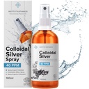 Liquido d'argento colloidale 3.4 fl oz Spray ● Acqua d'argento idrosolle bioattiva ● Soluzione di integratore naturale Nano Sol ● Minerali ionici 40 PPM ● Spray colloidale strutturato organico