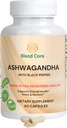 Ashwagandha con pepe nero Ashwagandha Integratori – 60 Conte Pure Ashwagandha Capsule per il supporto immunitario, Energy Boost – Non-GMO Vegan Friendly Ashwagandha Complex