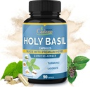 Organic Cadane Santo Basilio Integratori Capsule, 5in1 con Guduchi, Ginger, Curcumina Turrica, Liquirizia - Supporto Immune - 90 Capsule per 3 Mesi
