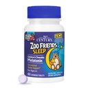 21 ° secolo zoo amici sonno masticabile melatonina, lampone aroma, 60 conte