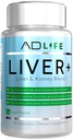 Progetto AD Liver+ Liver Cleanse & Detox, Supplemento al fegato (90 capsule)