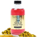 I Am Joy: Liquido Colloidal Oro 24k 99.99% Pure 100ppm Ruby Red Water Basato Tutto Natural Electrolysis Large 8oz Glass Bottiglia