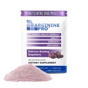 L-ARGININE PRO Supplemento polvere | 30 Packets Taglia singola di viaggio | 5.500mg di L-arginina Plus 1,100mg L-Citrullina, Uva