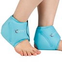 Impermeabile del pacchetto di ghiaccio della caviglia per il gonfiamento, fascite plantare, sollievo del dolore del piede, FSA eleggibile, pacchetti di gel per le lesioni riutilizzabili, compressione fredda calda per Achille Tendonite, cavigliere della pramina, regalo, 2 pezzi
