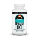 Fonte Naturals - Betaine HCl acido cloridrico Fonte 650 mg. - 180 compresse
