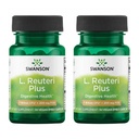 Swanson L. Reuteri Probiotic Plus w/L. Rhamnosus L. Acidophilus & FOS Prebiotic Digestive Support - Promuove Gut Health w/ 7 miliardi di CFU per Capsule - (30 capsule vegetali) (2 Pack)