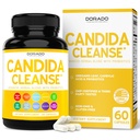 Candida Cleanse Detox (60 Conte) Advanced 11-in-1 Formula per il trattamento di sovraffollamento con Candida Killer Complex per gli uomini e le donne - Terza Parte Testata - Made in USA