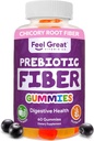 Gummie Prebiotici Fibra di Sentimento Grande Vitamina Co (60 Gummies) | Aiuta a migliorare la salute digestiva, Ripristinare Natural Gut Flora, e Supporto Salute & Immunity*
