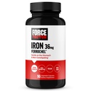 Fattore di forza, Supplemento di ferro per le donne e gli uomini, Non-Constipating, Gentle on The Stomach, Bisglycinate di ferro 36mg, 90 capsule vegetali