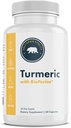 Curcuma con BioPerine, 95% Curcuminoidi - 60 Capsule - Made in the USA, Vegan, Non OGM, Senza Glutine e Senza Latticini