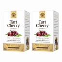 Solgar Tart Cherry 1000 mg, 90 capsule vegetali (Pack of 2) - Antiossidante con Quercetina, Acido clorogenico & Antociani Compounds - Non-GMO, Vegan, Gluten Free, Dairy Free - 180 Total Servings