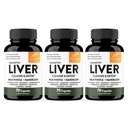 Sandhu's Liver Cleanse Detox & Repair Support | 70 Capsules (Pack of 3) | Integratore di erbe per la salute del fegato | Latte Thistle Dandelion Root Andrographis with 8 Minerals
