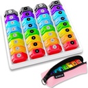 Organizzatore di pillole mensile 1-Time a-Day: 30 giorni organizzatrice di pillole con etichette, scatola di pillole mensile portatile, titolare di pillole mese ith portatile Zipper Bag per la vitamina, medicina, olio di pesce, integratori