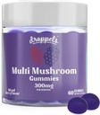 Gocce Multi-Mushroom Gummies | Vegan, Pectin-Based & Non-GMO | Maitake, Shiitake, Turkey Tail, Chaga, Reishi & Lion's Mane Supplement | Misto Berry Flavor, 60 Conte