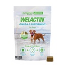 Nutramax Welactin Omega 3 Fish Oil per cani, pelle e cappotto supplemento di salute, Plus Immune e salute generale, Premium Omega 3 acidi grassi, Multivitamina per cani, Soft Chews, 60 conte