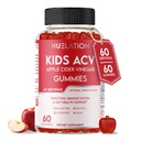 Gummie di Aceto di Mele per Bambini, 60 Serve. Gluten Free, Vegan e Gelatin Free ACV Gummies