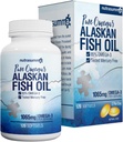 Nutrasumma High Purified Omega 3 Supplemento Wild Alaskan Fish Oil Burpless & No Fishy Taste, 650mg EPA &270mg DHA di 1250mg Fish Oil softgels, Gluten Free, Heart, Brain& Immune Support, 60 Servings