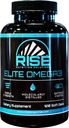 Elite Omega 3 supplemento nutrizionale – omega-3 acidi grassi tra cui EPA e DHA – cuore e supporto immunitario – Nessun retrogusto pesce, 120 Softgels