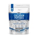 La polvere di peptidi del collagene di salute intelligente, 45 selezioni, collagene idrolizzato, tipo I & III, a base di erba, senza aroma, senza glutine, Keto/Paleo, 10g Servings, 15.9 Oz, supporto cutaneo, capelli, chiodo, giunti