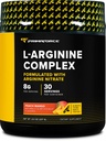Primaforce L-Arginina Complex Powder (30 Serve per Bottiglia | Peach Mango) Potente integratore per la costruzione di proteine per i guadagni massimi