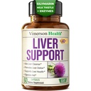 Supporto per fegato con estratto di carciofo, enzimi, Silymarin 50% Latte Thistle, Radice di dadelion, Lipasi & Protease, Antiossidanti Solarplast® – Supporta Detox, Digestione & Energia. 60 capsule, alimentazione di 20 giorni