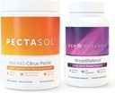 EcoNugenics promuove la salute del seno e il supporto cellulare - BreastDefend 30 capsule + PectaSol-C Citrus modificato Pectin 454 Grams Bundle