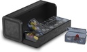 Pill Organizer 2 volte al giorno, Am Pm Twice Daily Pill Case, Detachable Large Travel Pill Box 7 giorno, settimanale Pill Container per Vitamin Medicine Supplement Fish Oil (nero)