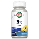 KAL Zinc 5mg compresse - Integratori di zinco per le donne e gli uomini, Supporto immunitario, Fast-Dissolve per l'assorbimento ottimale, Aroma di limone naturale, Vegetariano - 60 Micro compresse