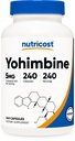 Nutricost Yohimbine HCl 5mg, 240 Capsule Extra Forza - Senza Glutine, Non OGM