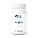 Vital Nutrients Melatonin 3mg | Vegan | Melatonina Low-Dose | Supplemento di sonno per sostenere il ciclo naturale di sonno del corpo* | Gluten, Dairy, Soy Free | 60 capsule