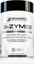 Cutler Nutrition 9-Zymes Digestive Enzyme Supplement: Contiene Bromelain, Protease, Lipasi, Lattasi & More per aiutare a ridurre Bloating, migliorare l'assorbimento e ridurre il gas, 120 Serve/Capsules
