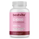 BESTVITE Vitamina C 1000mg (120 Capsule Vegetariani) con Citrus Bioflavinoids - No Stearates - Vegan - Non OGM - Gluten Free